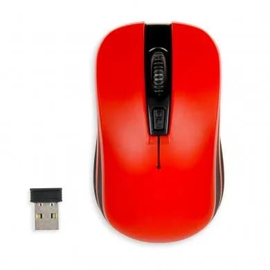 Ibox Mysz LORIINI IMOF008WR (optyczna; 1600 DPI; kolor czerwony), zdjęcie 1 z 6