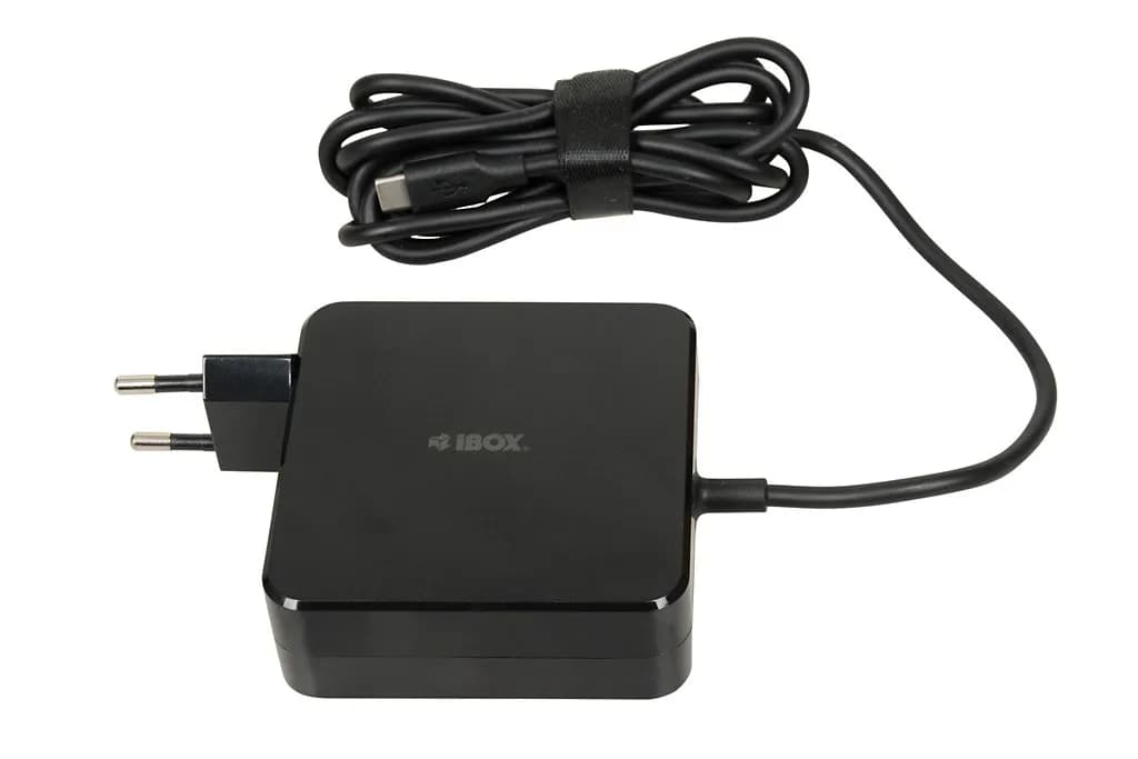 Ibox UNIWERSALNY ZASILACZ DO LAPTOPA I-BOX IUZ100TC TYPE-C POWER DELIVERY 100W, zdjęcie 1 z 6