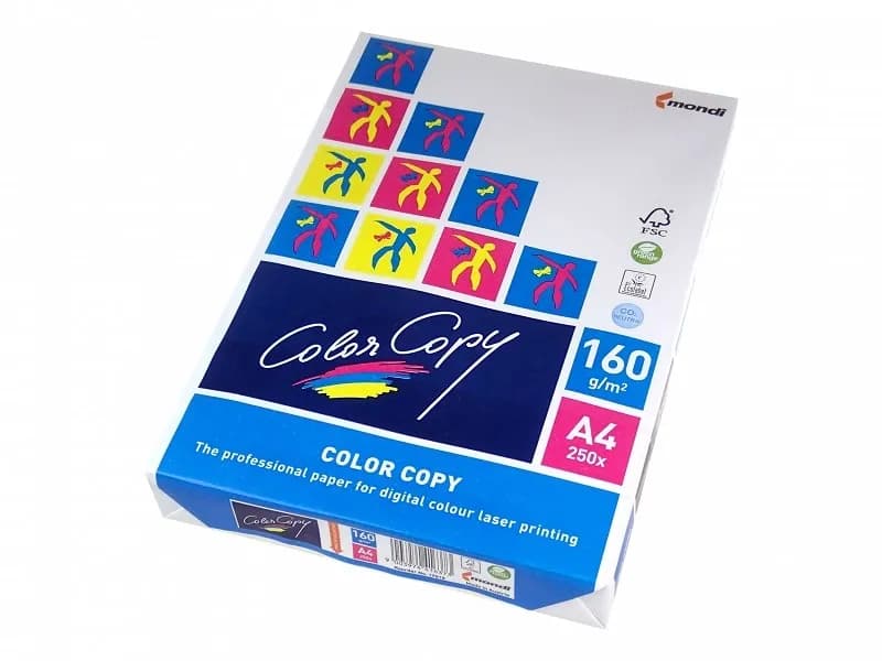 Igepa Papier xero ksero biurowy Mondi Color Copy 8687A16 (A4; 160g/m2; 250 szt. arkuszy; papier