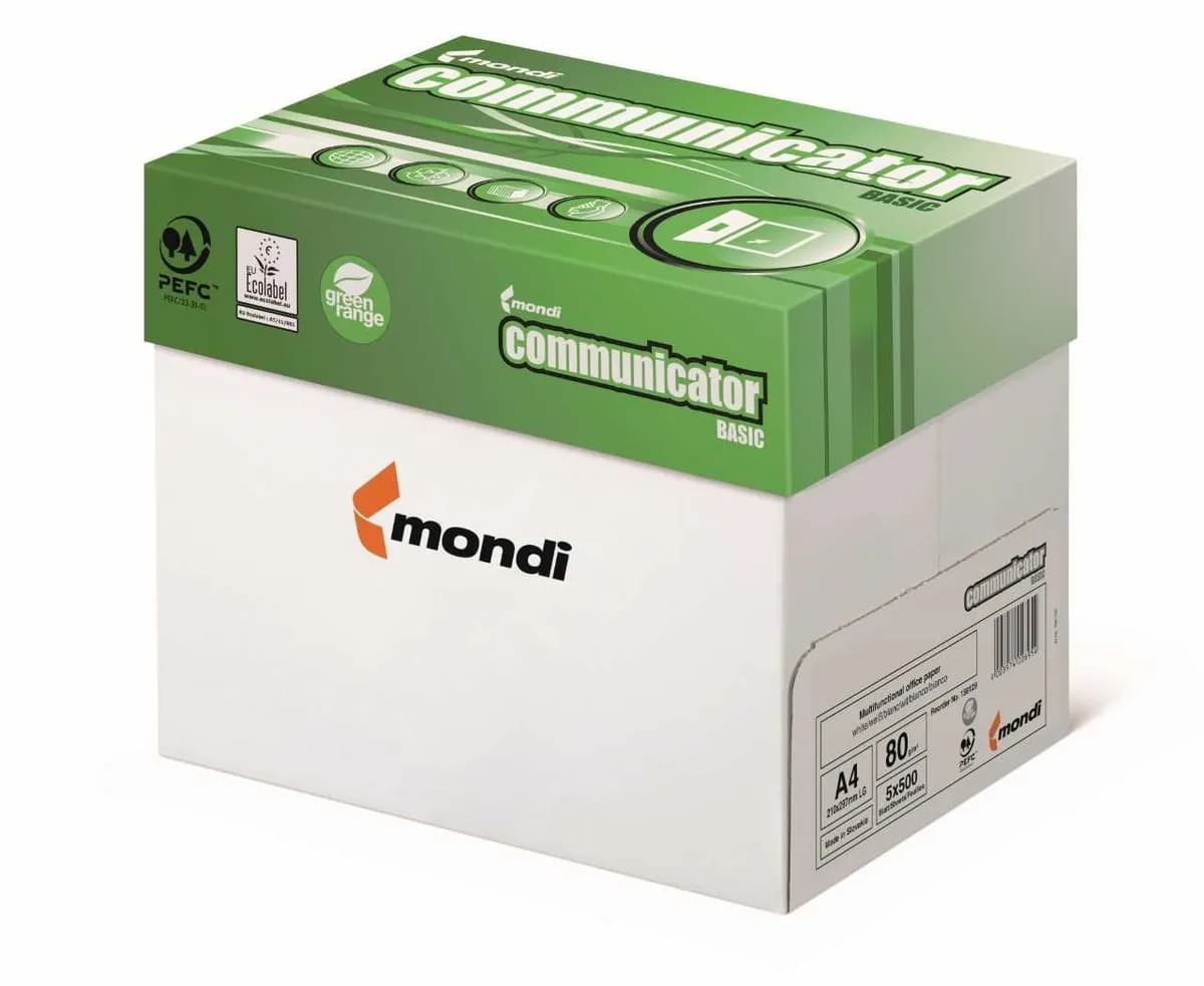 Igepa Papier xero ksero biurowy Mondi Communicator Basic 9488A80 (A4; 80 g/m2; 500 szt. arkuszy, zdjęcie 1 z 2