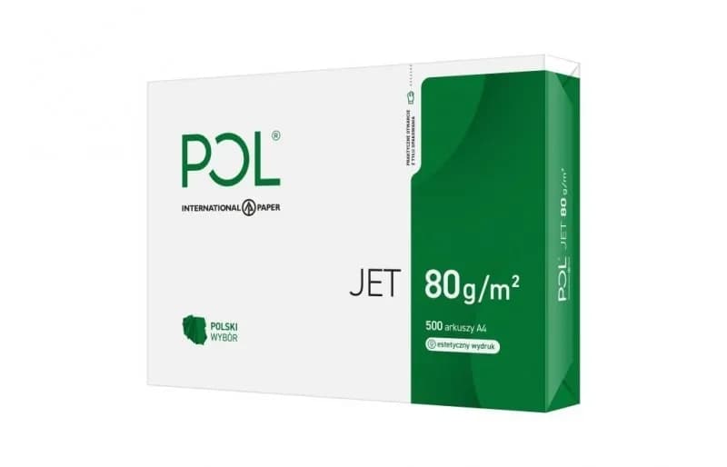 Igepa Papier xero ksero biurowy POLJET 9938A80 (A4; 80g/m2; 500 szt. arkuszy; papier biały