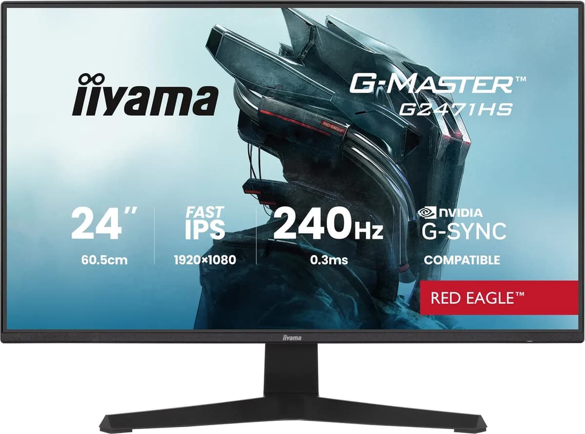 Iiyama MONITOR LED Fast IPS 23,8" G2471HS-B1 Red Eagle 240Hz, zdjęcie 1 z 10