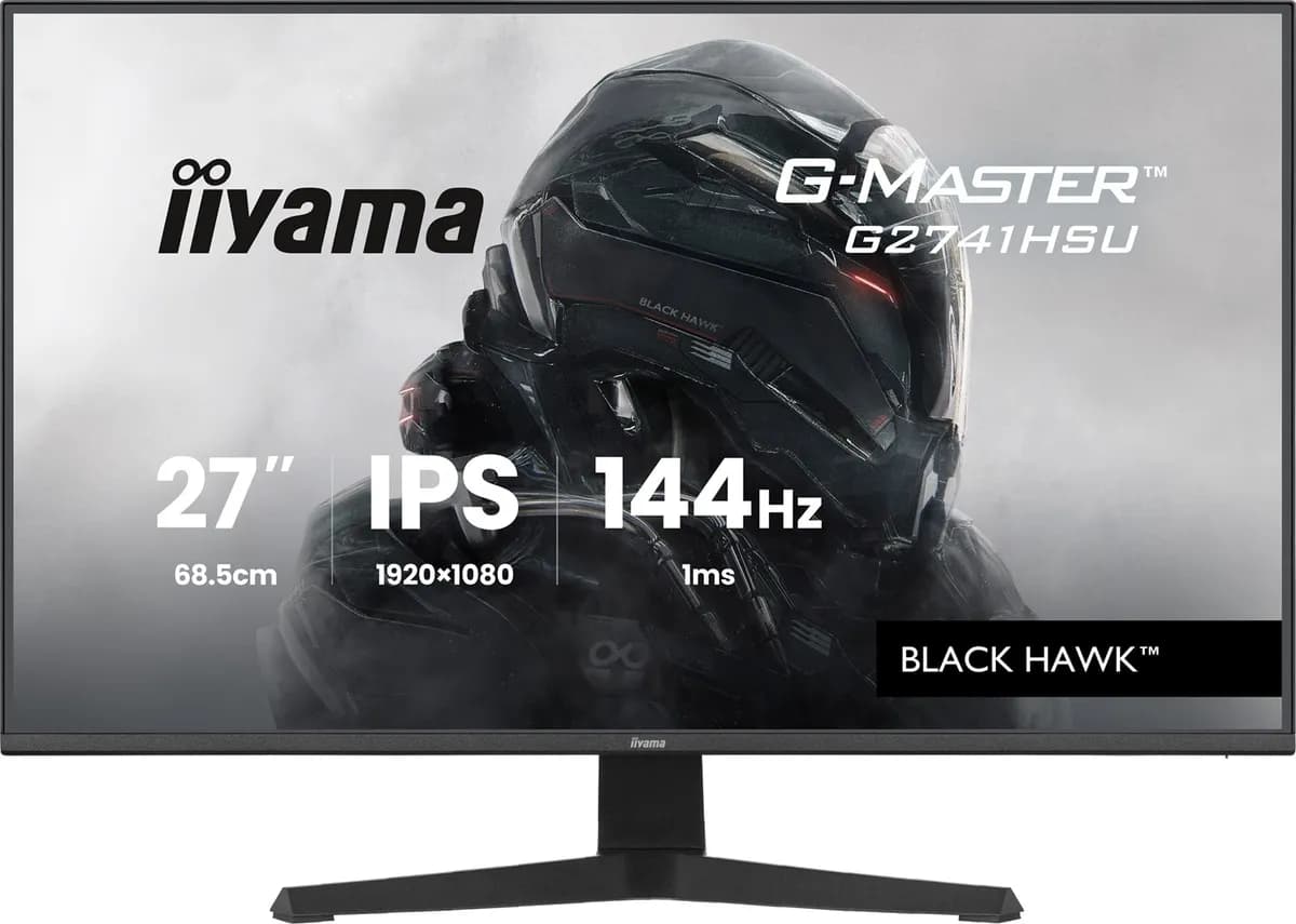 Iiyama MONITOR LED IPS 27" G2741HSU-B1 Black Hawk 144Hz, zdjęcie 1 z 6