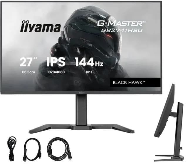 Iiyama MONITOR LED IPS 27" GB2741HSU-B1 Black Hawk 144Hz, zdjęcie 1 z 2