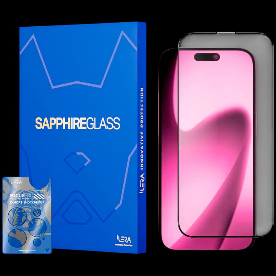 Ilera Sapphire Ultra Glass 2.0 for iPhone 17 Air, zdjęcie 1 z 3