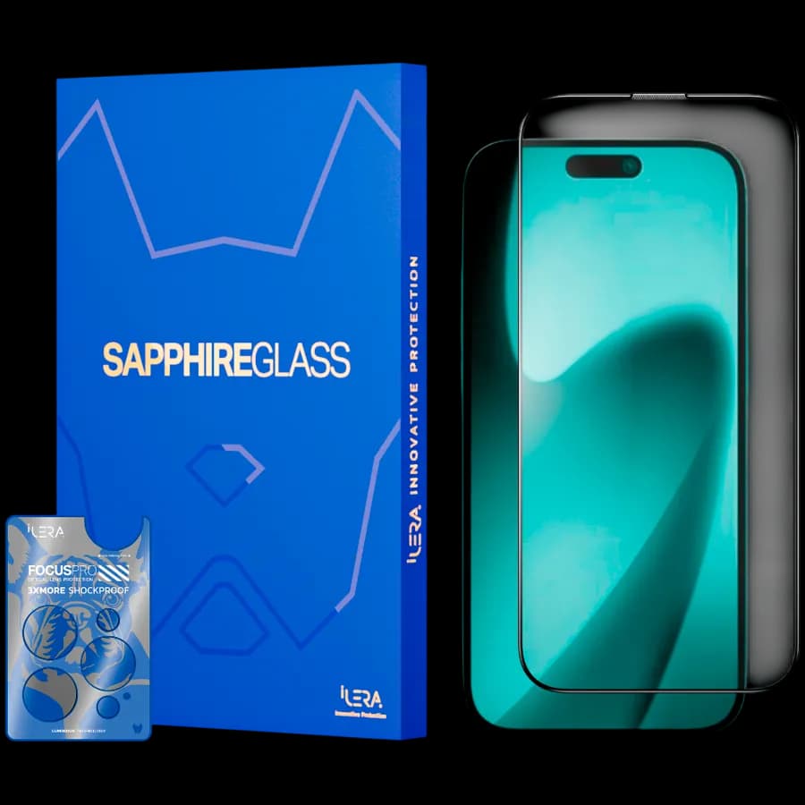 Ilera Sapphire Ultra Glass 2.0 for iPhone 17 Pro, zdjęcie 1 z 3