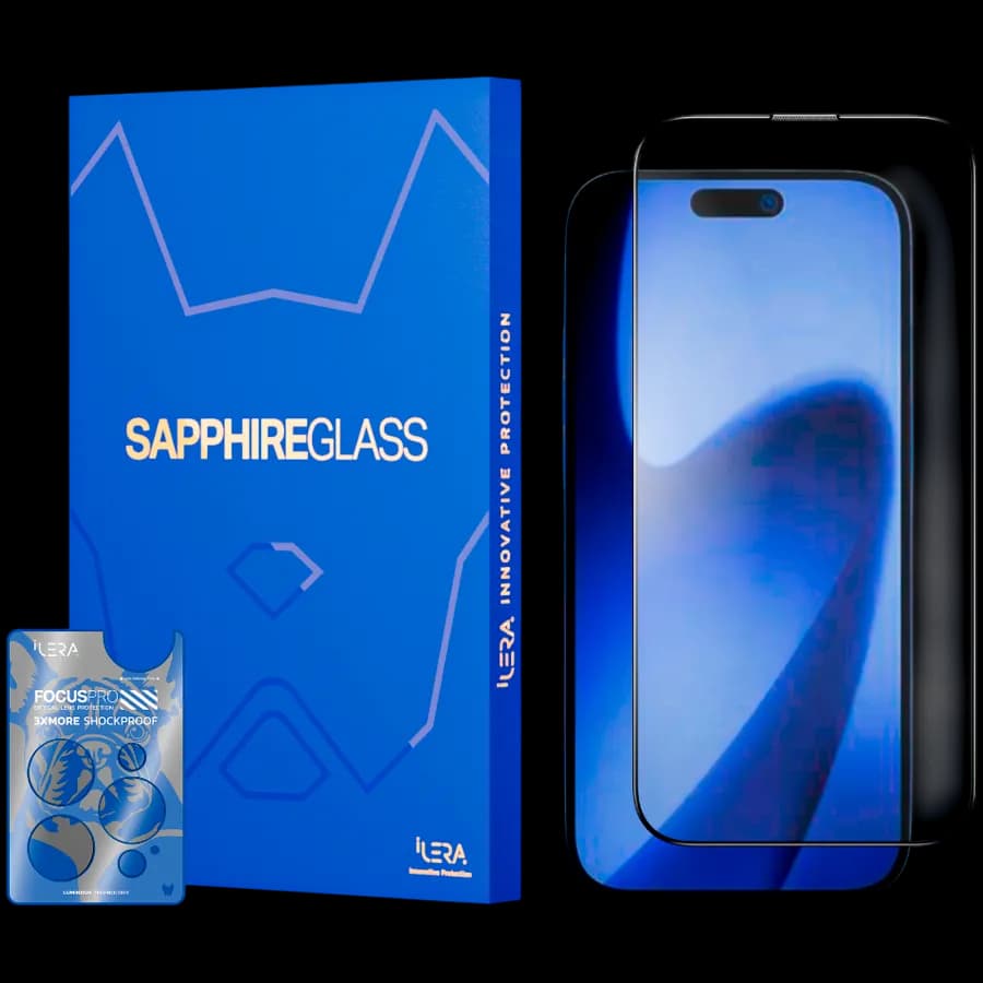 Ilera Sapphire Ultra Glass 2.0 for iPhone 17 Pro Max, zdjęcie 1 z 3