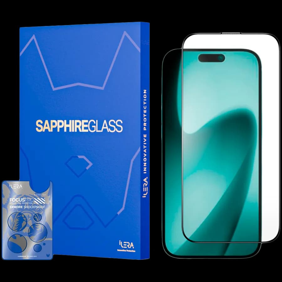 Ilera Sapphire Ultra Glass 3.0 for iPhone 18 Pro, zdjęcie 1 z 4