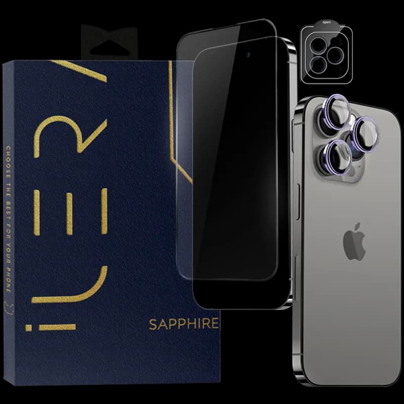 Ilera Sapphire Ultra + Glass Szkło ochronne do iPhone iPhone 15 Pro