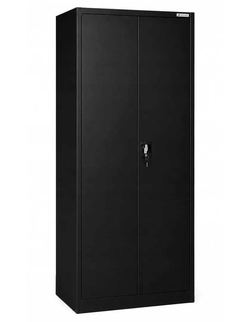 Iron Mate Szafa metalowa garażowa MARS 185 x 90 x 45 Szara RAL9005, zdjęcie 1 z 3