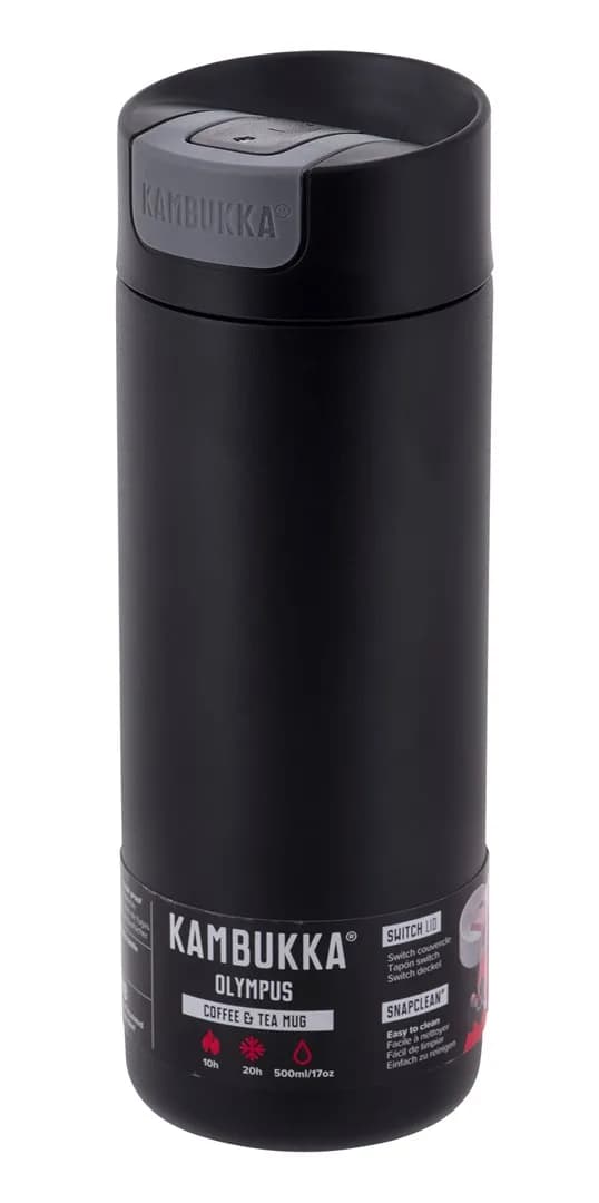 Kambukka Kubek termiczny Olympus 500ml, Matte Black, zdjęcie 1 z 5