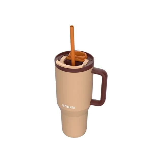 Kambukka Kubek termiczny ze słomką Rio Tumbler 950ml, Almond Dream, zdjęcie 1 z 12