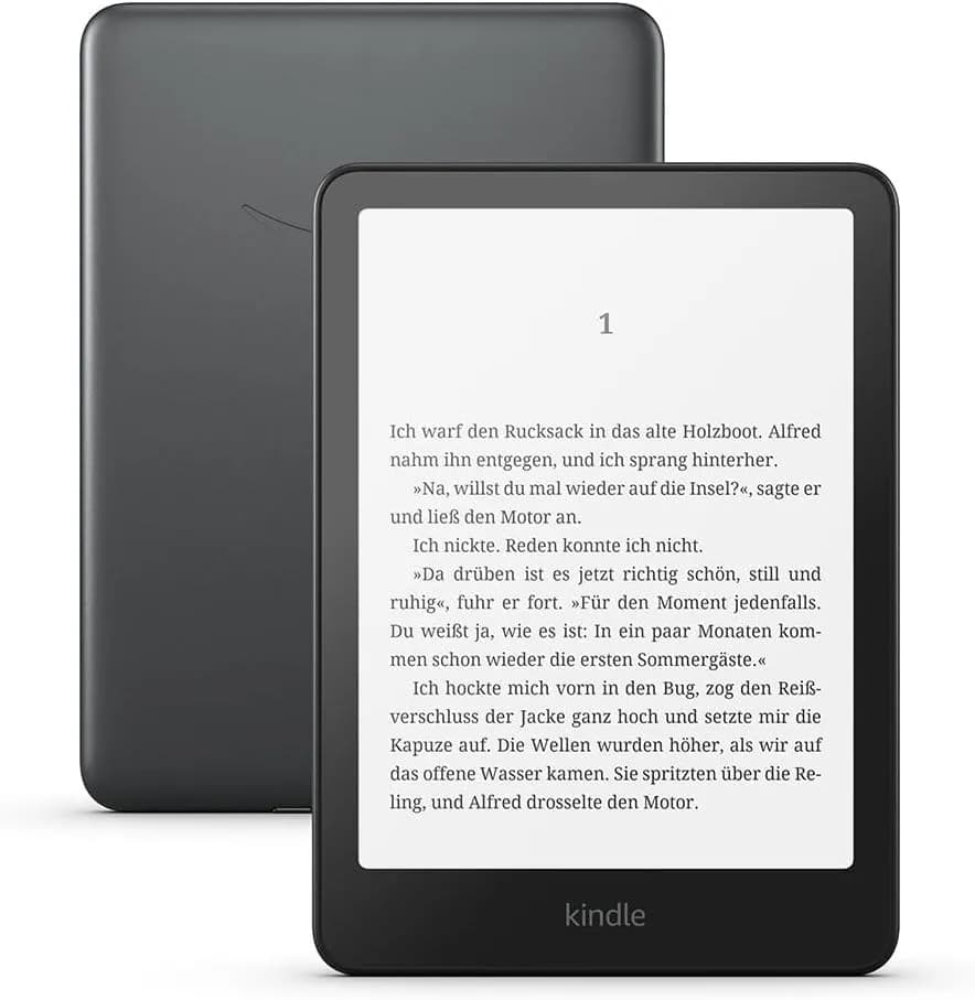 Kindle Czytnik E-booków Paperwhite 12. generacji 7" 32 GB Wi-Fi Metallic Black (bez reklam)