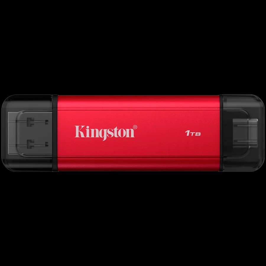 Kingston 1TB Dual USB-A/C Portable SSD, Up to 1050MB/s USB 3.2 Gen 2, zdjęcie 1 z 3