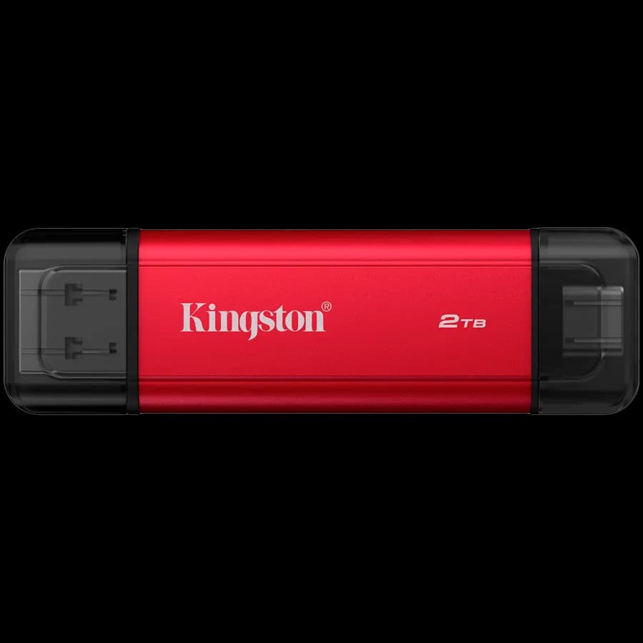 Kingston 2TB Dual USB-A/C Portable SSD, Up to 1050MB/s USB 3.2 Gen 2, zdjęcie 1 z 3