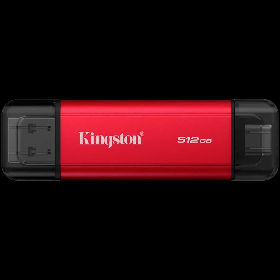 Kingston 512GB Dual USB-A/C Portable SSD, Up to 1050MB/s USB 3.2 Gen 2, zdjęcie 1 z 3