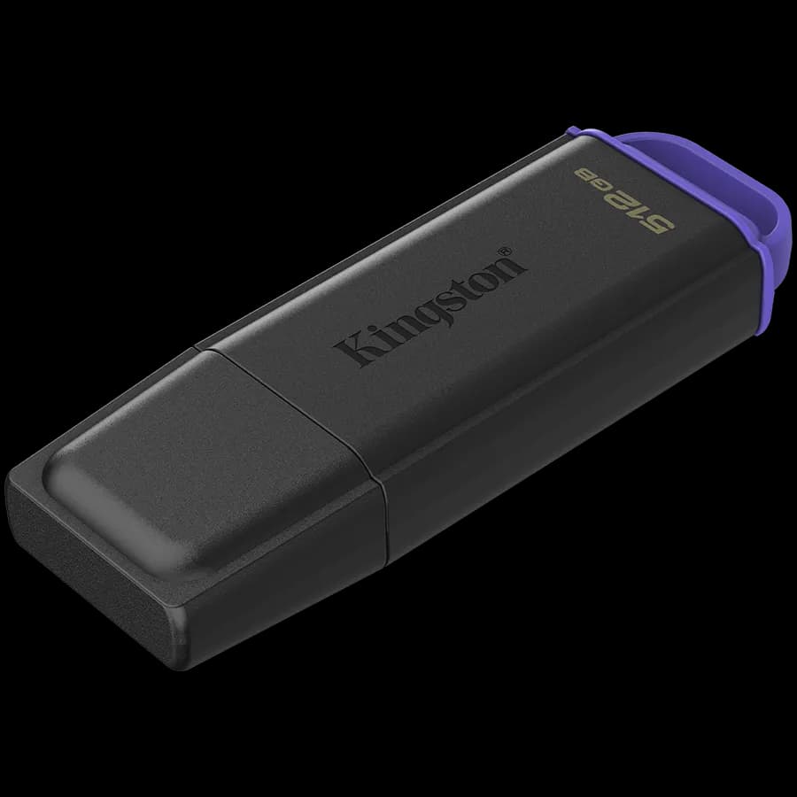 Kingston 512GB Portable USB 3.2 Gen 1 DataTraveler Exodia Black/Purple