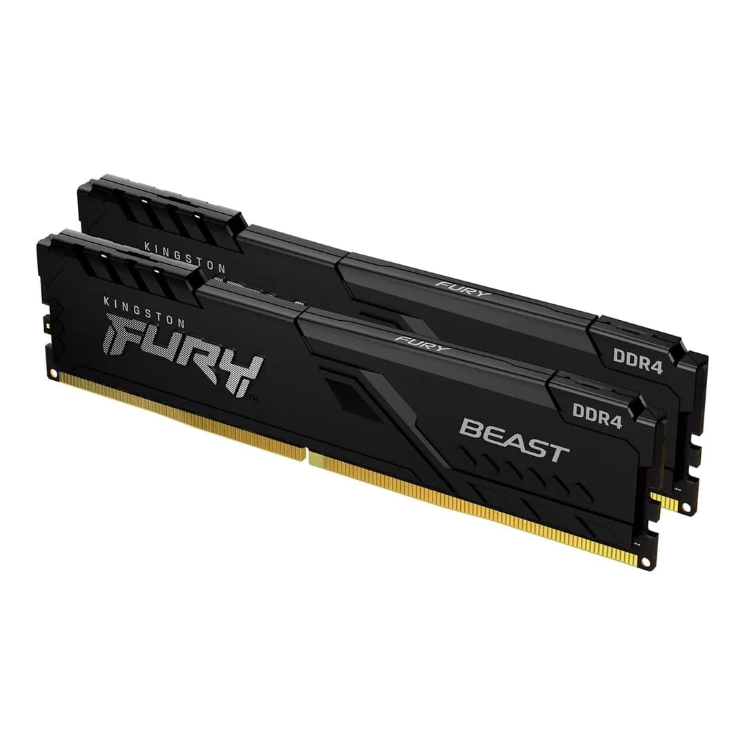 Kingston 64GB 3200MHz DDR4 CL16 DIMM (Kit of 2) FURY Beast Black KF432C16BBK2/64, zdjęcie 1 z 3