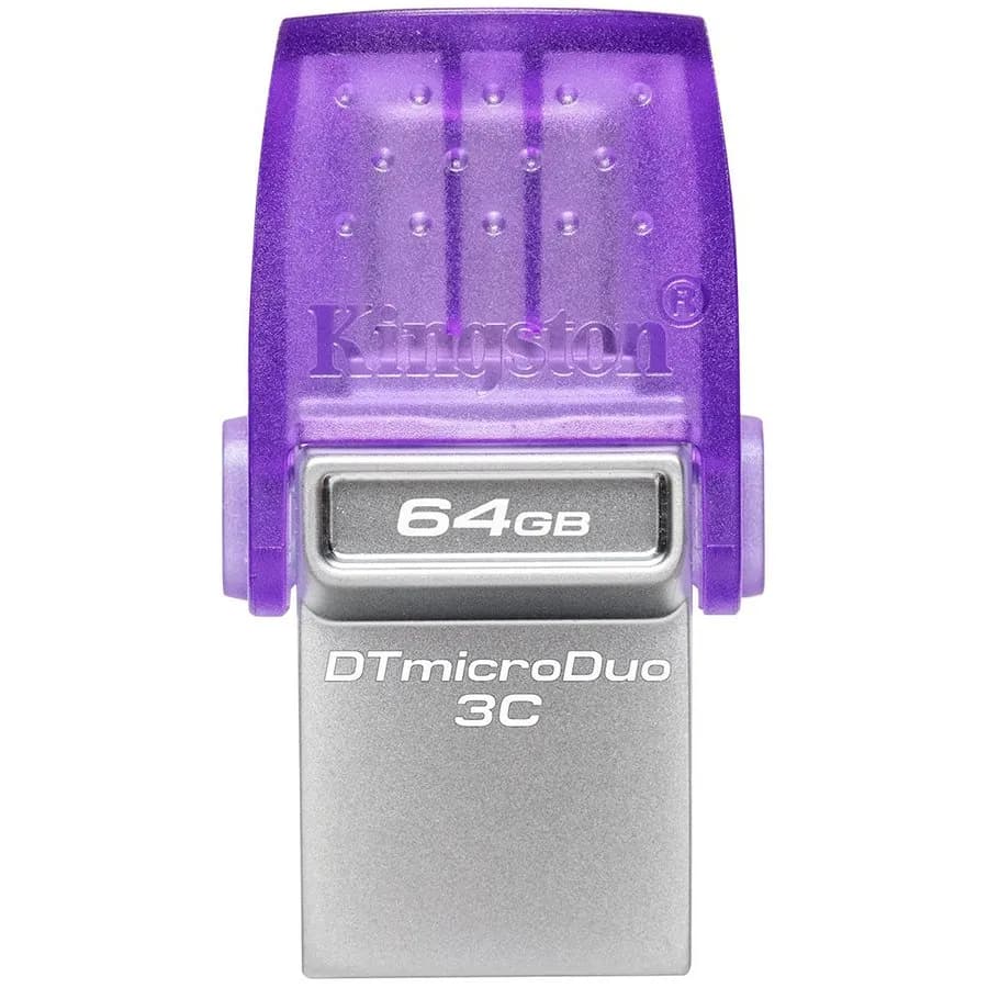 Kingston 64GB DataTraveler microDuo 3C 200MB/s dual USB-A + USB-C, zdjęcie 1 z 2