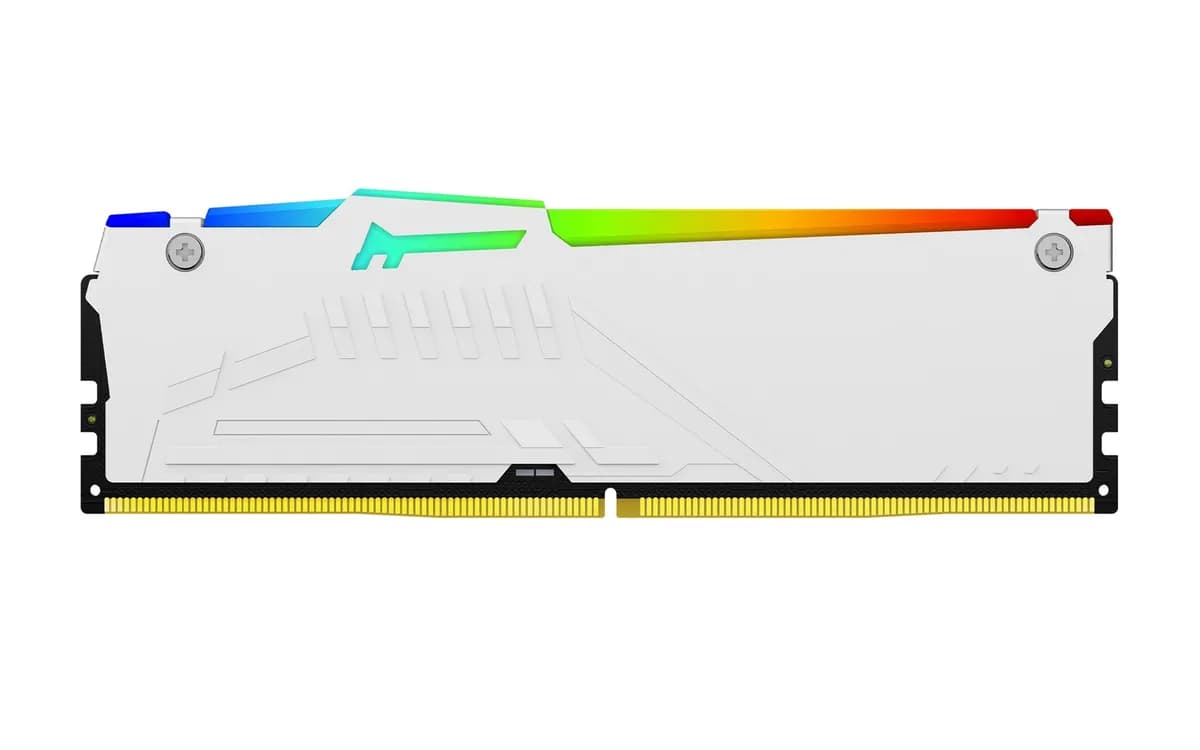Kingston FURY DDR5 128GB (4x32GB) 5600MHz CL40 Beast White RGB, zdjęcie 1 z 8