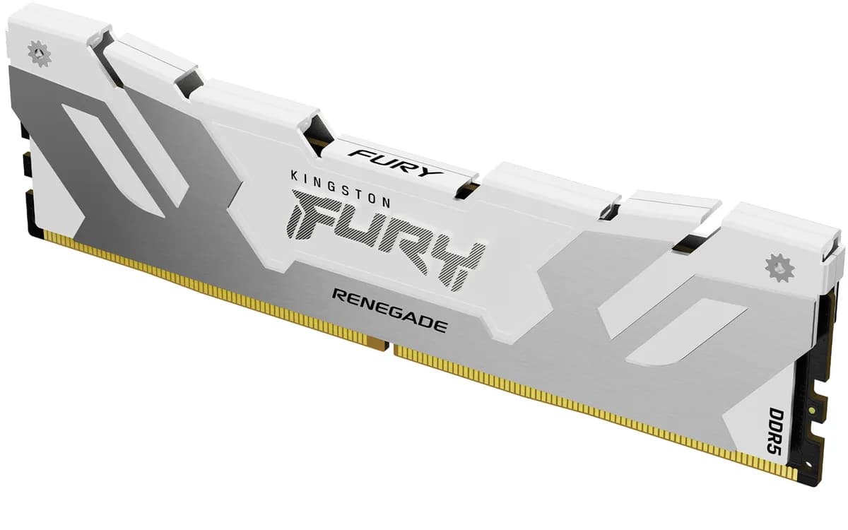 Kingston FURY DDR5 16GB (1x16GB) 6400MHz CL32 Renegade White XMP, zdjęcie 1 z 8