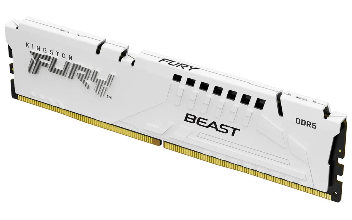 Kingston FURY DDR5 32GB (1x32GB) 5600MHz CL40 Beast White, zdjęcie 1 z 10