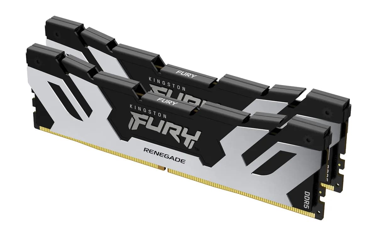 Kingston FURY DDR5 32GB (2x16GB) 6800MHz CL36 Renegade Silver XMP, zdjęcie 1 z 12