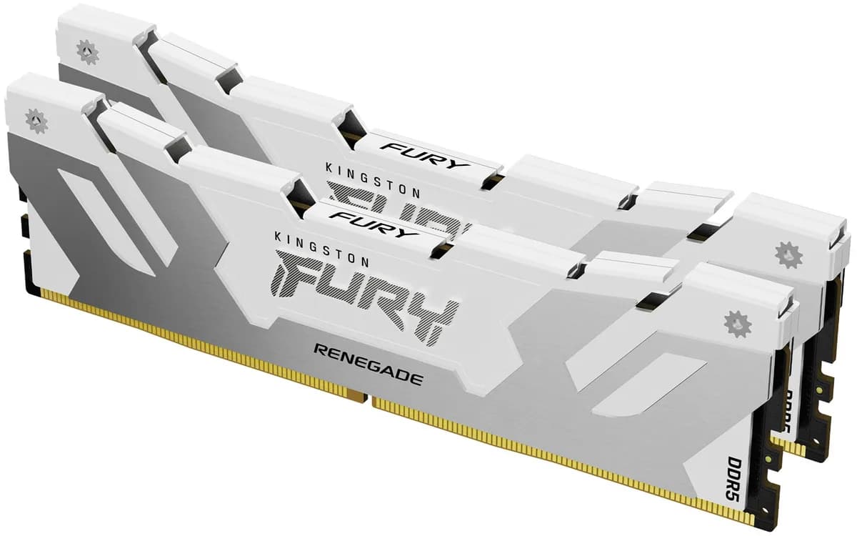 Kingston FURY DDR5 32GB (2x16GB) 6800MHz CL36 Renegade White XMP, zdjęcie 1 z 8