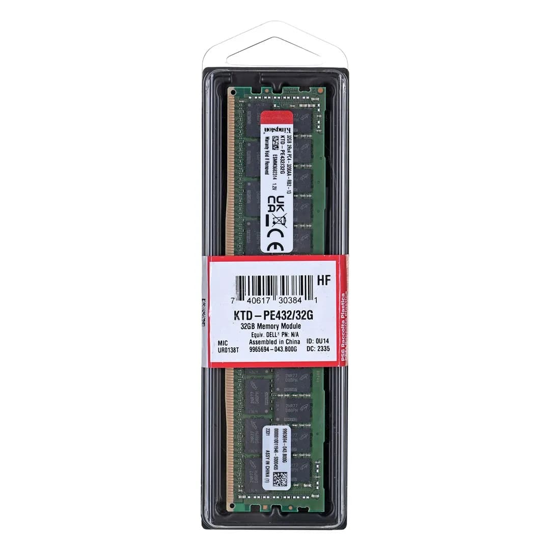 Kingston Pamięć dedykowana do Dell 32GB DDR4-3200Mhz Reg ECC Module