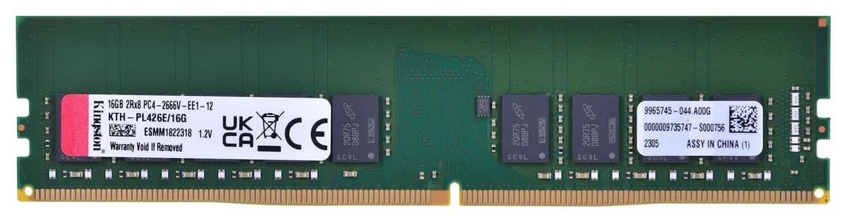 Kingston Pamięć dedykowana do HPE/HP 16GB DDR4-2666Mhz ECC Module, zdjęcie 1 z 3