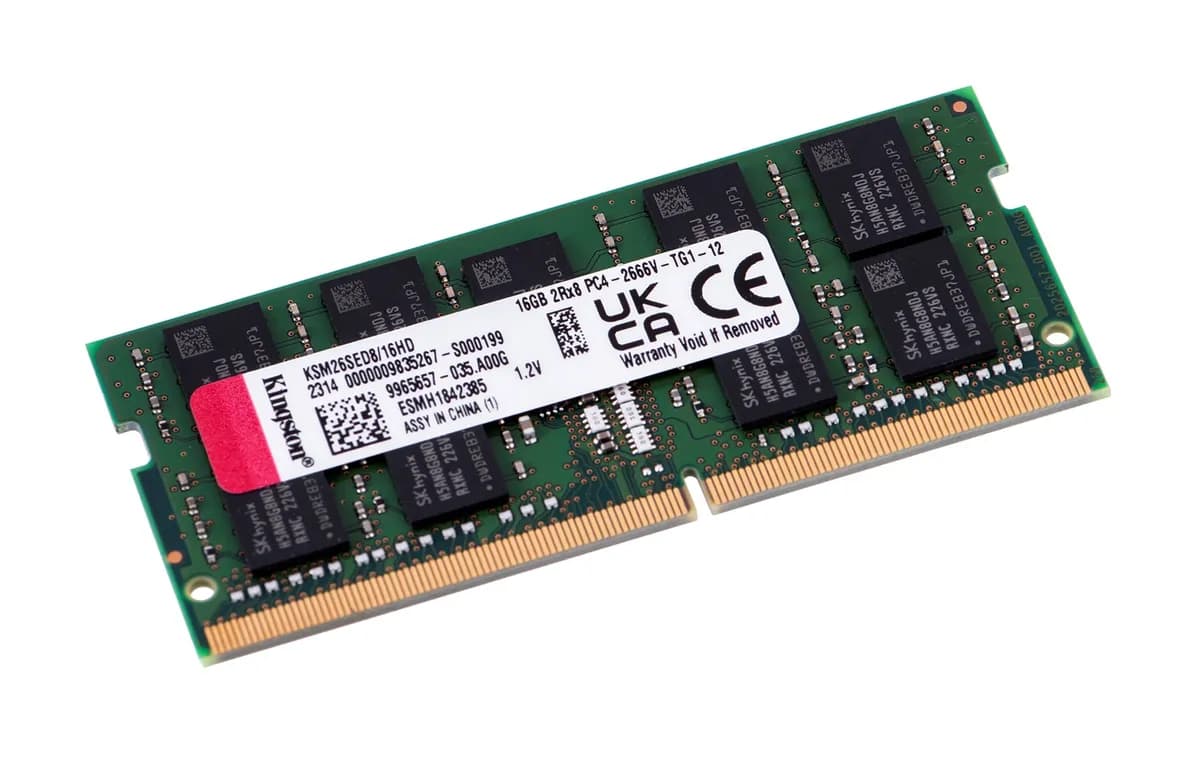 Kingston SODIMM ECC 16GB DDR4 2Rx8 Hynix D 2666MHz PC4-21300 KSM26SED8/16HD, zdjęcie 1 z 4