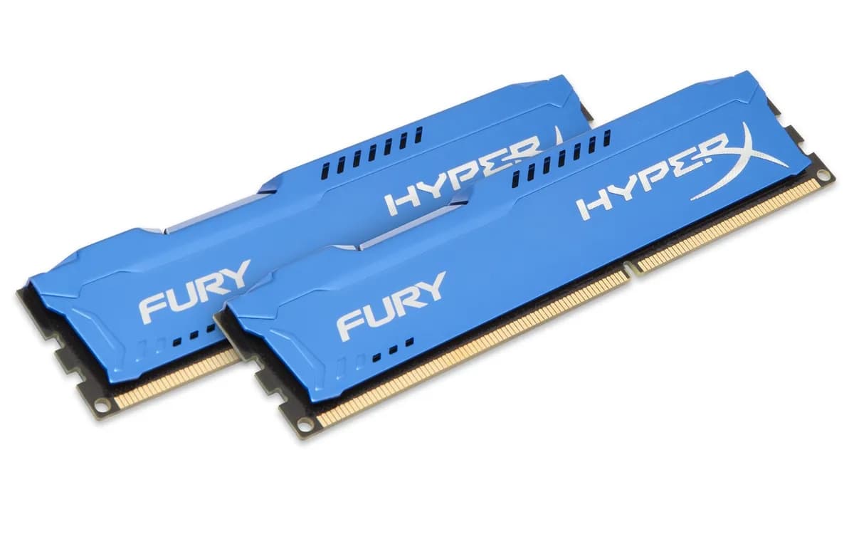 Kingston Zestaw pamięci HyperX FURY HX313C9FK2/16 (DDR3 DIMM; 2 x 8 GB; 1333 MHz; CL9), zdjęcie 1 z 4