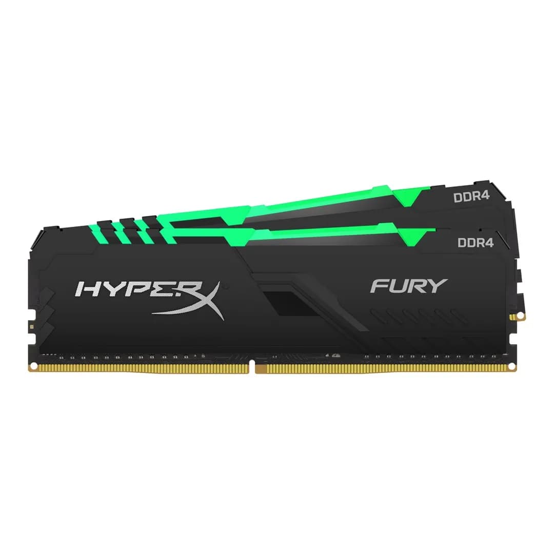 Kingston Zestaw pamięci HyperX FURY RGB HX430C15FB3AK2/32 (DDR4 DIMM; 2 x 16 GB; 3000 MHz; CL15), zdjęcie 1 z 8