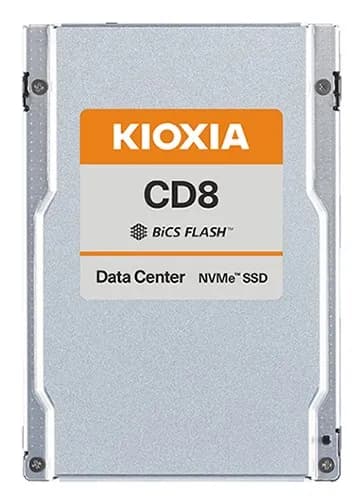 Kioxia Dysk SSD CD8-R 7.68TB U.2 (15mm) NVMe PCIe 4.0 KCD81RUG7T68 (DWPD 1)