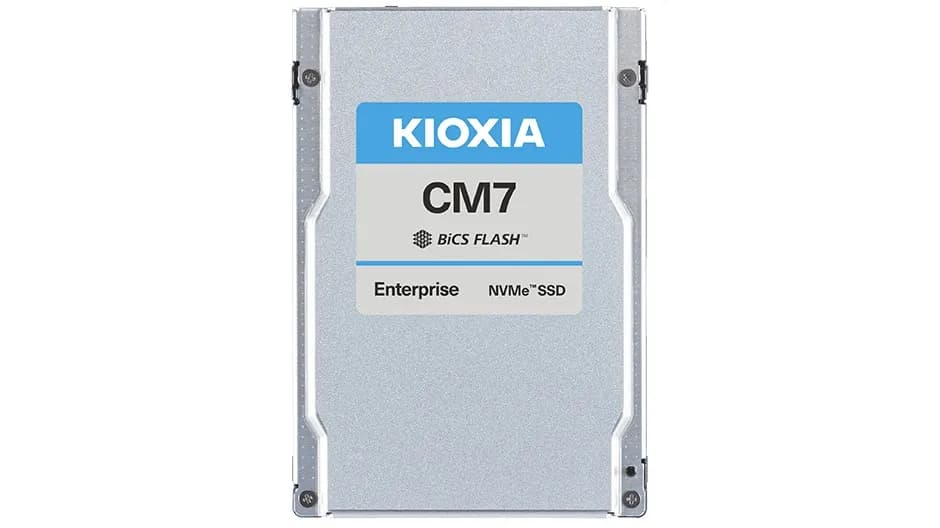 Kioxia Dysk SSD CM7-R U.3 15.36TB U.3 (15mm) NVMe PCIe 5.0 KCMY1RUG15T3 (DWPD 1)