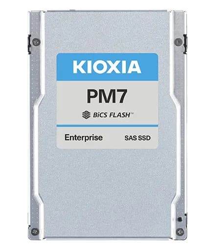 Kioxia Dysk SSD PM7-R 30.72TB 2.5" (15mm) SAS 24Gb/s KPM7VRUG30T7 (DWPD 1) SED