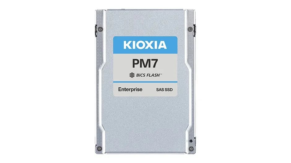 Kioxia Dysk SSD PM7-V 12.8TB 2.5" SAS 24Gb/s KPM71VUG12T8 (DWPD 3)