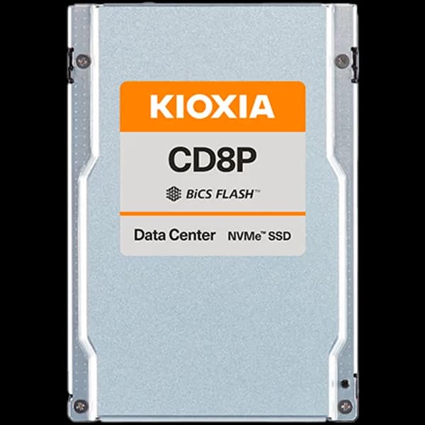 Kioxia SSD Data Center Read Intensive KIOXIA CD8P-R 15.36TB PCIe Gen5 Single-port (128GT/s) NVMe