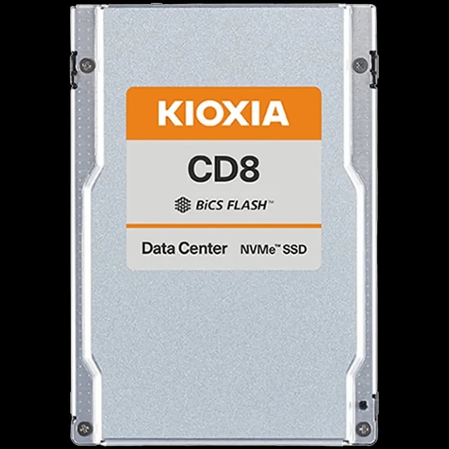 Kioxia SSD Kioxia (U.2 15MM, 15.36TB, PCIe Gen4 1x4, BiCS FLASH TLC, CD8-R SIE*)
