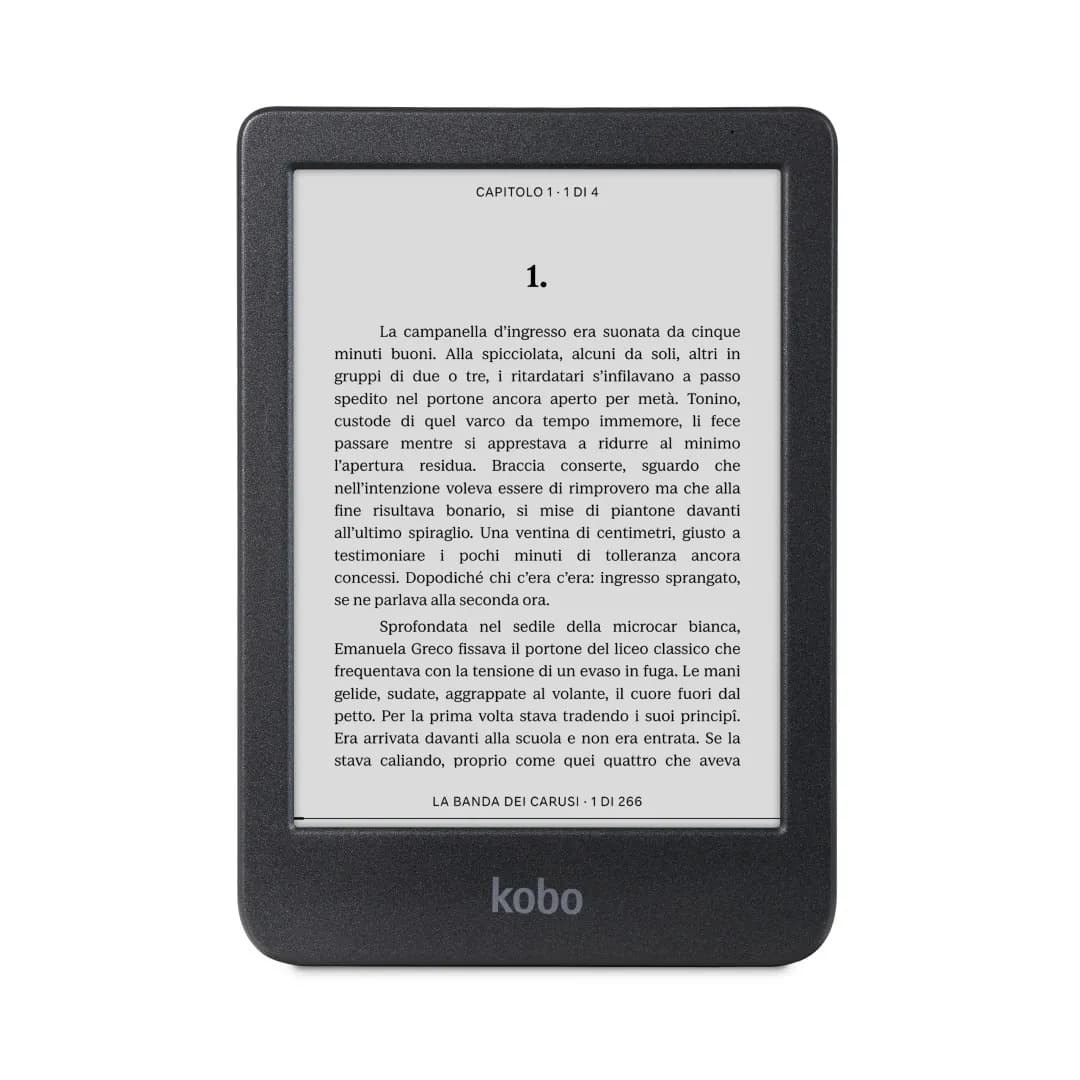 Kobo Czytnik e-booków Clara BW 6" E-Ink Carta 1300 HD 16GB WI-FI Black, zdjęcie 1 z 6