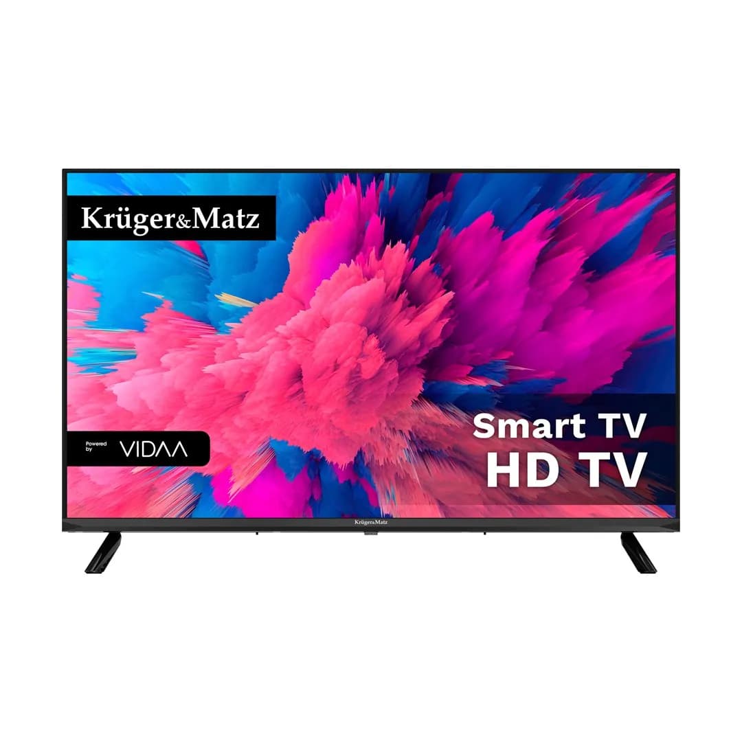 Kruger & Matz KRUGER&MATZ TELEWIZOR LED 32" HD VIDAA, DVB-T2/S2/T/C H.265 HEVC KM0232-V3, zdjęcie 1 z 9