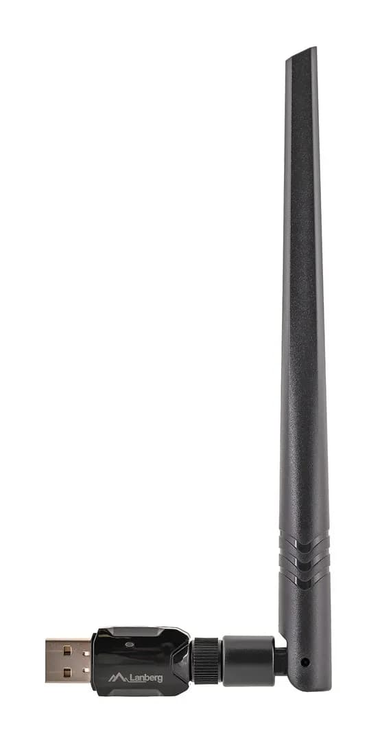 Lanberg KARTA SIECIOWA BEZPRZEWODOWA WIFI USB 2.0 DUAL BAND AX900 ANTENA, zdjęcie 1 z 12