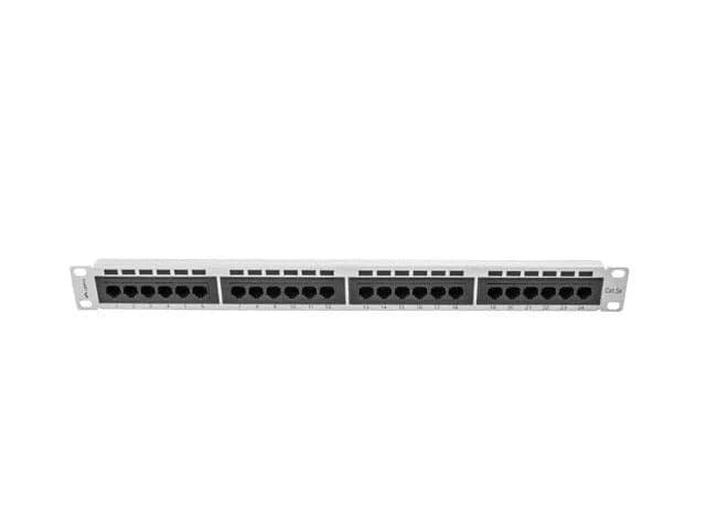 Lanberg Patch panel PPU5-1024-S (1U; kat. 5e; 24xRJ-45), zdjęcie 1 z 5