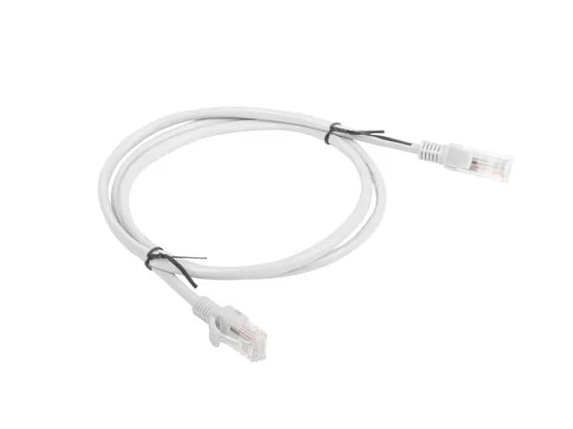 Lanberg Patchcord UTP PCU6-10CC-0100-S (RJ45 - RJ45 ; 1m; UTP; kat. 6; kolor szary), zdjęcie 1 z 2