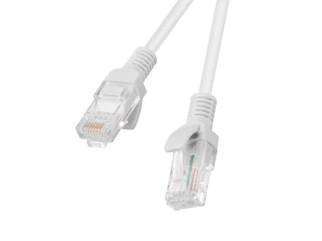 Lanberg Patchcord UTP PCU6-10CC-0200-S (RJ45 - RJ45 ; 2m; UTP; kat. 6; kolor szary), zdjęcie 1 z 2