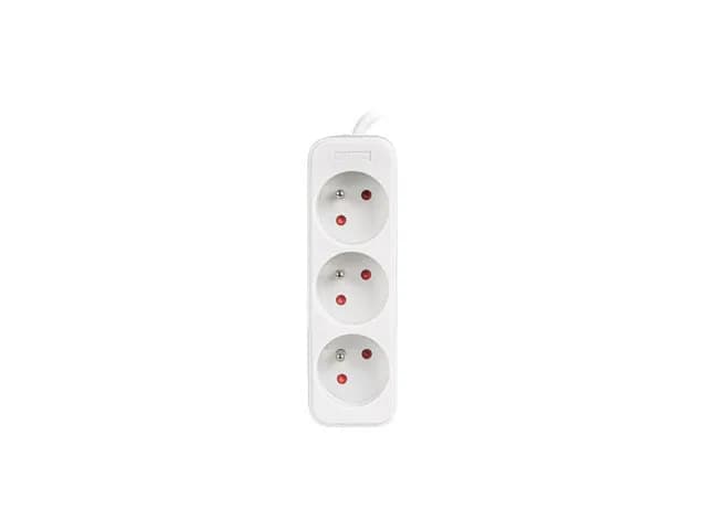Lanberg Przedłużacz PS0-03E-0150-W (1,5m; kolor biały), zdjęcie 1 z 4