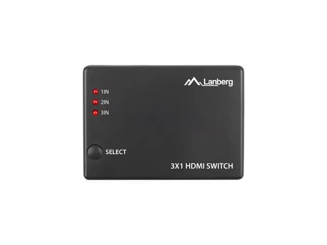 Lanberg SWITCH VIDEO 3X HDMI + PORT MICRO USB SWV-HDMI-0003, zdjęcie 1 z 3
