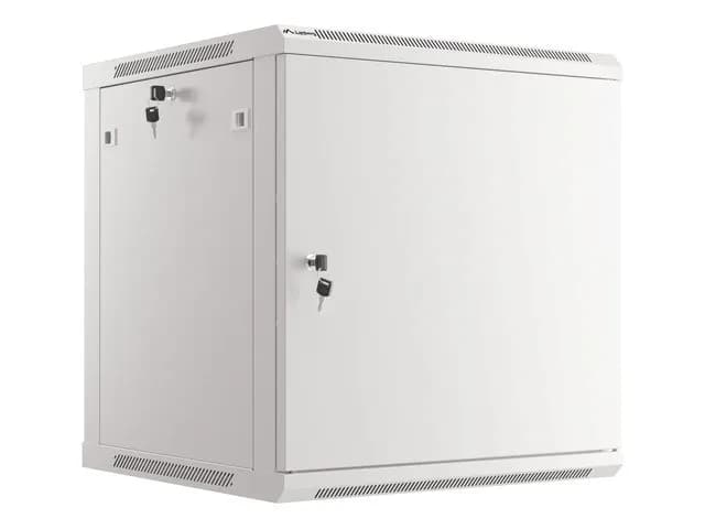 Lanberg SZAFA WISZĄCA RACK 19" 12U 600X600 DRZWI METALOWE SZARA (FLAT PACK) WF01-6612-00S, zdjęcie 1 z 10