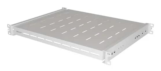 Lanberg WYSUWANA PÓŁKA DO SZAF RACK 19" 350MM SZARA (1U/445X350MM UDŹWIG DO 35KG, MONTAŻ, zdjęcie 1 z 9