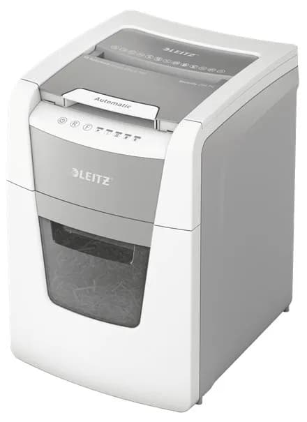 Leitz Niszczarka IQ AutoFeed 100, P4, 100 kartek, 34 l kosz, zdjęcie 1 z 12